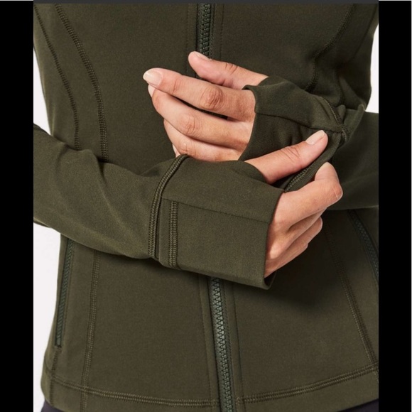 🫒LULULEMON DEFINE JACKET *LUON-DARK OLIVE-6/8/10🫒 - Picture 7 of 15